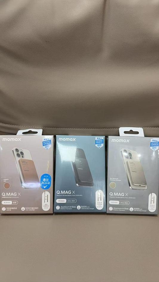 MOMAX Q.MAG X2 MAGNETIC WIRELESS POWER BANK -10,000MAH
