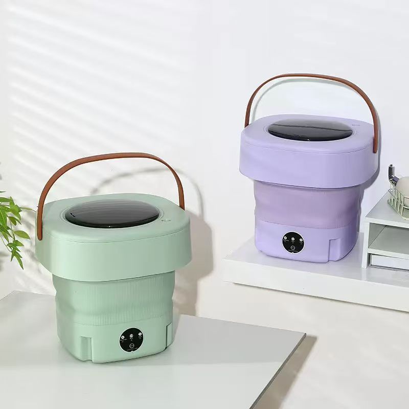 FOLDABLE MINI WASHING MACHINE — 15L PORTABLE BUCKET WASHER