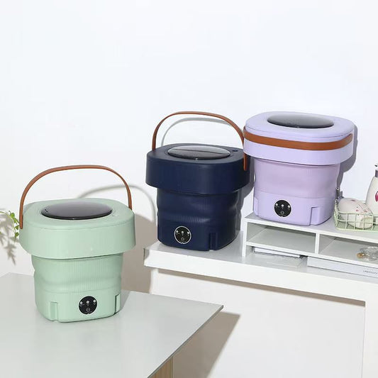 FOLDABLE MINI WASHING MACHINE — 15L PORTABLE BUCKET WASHER