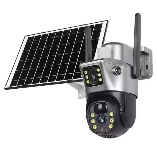 Dual Lens Solar WiFi Security Camera