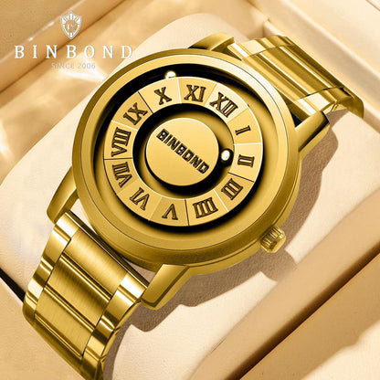 BINBOND LUXURY STAINLESS STEEL WATCH