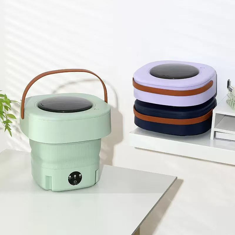 FOLDABLE MINI WASHING MACHINE — 15L PORTABLE BUCKET WASHER