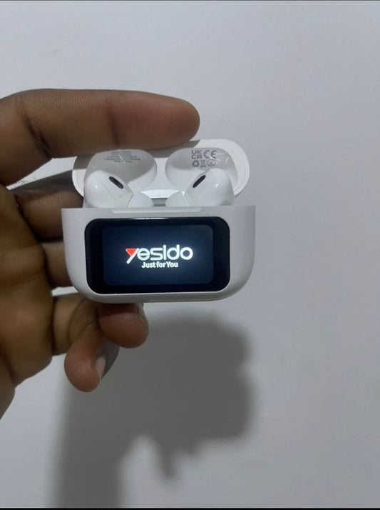YESIDO TWS29 HD LCD TOUCH CONTROL WIRELESS EARBUDS – ANC+ENC
