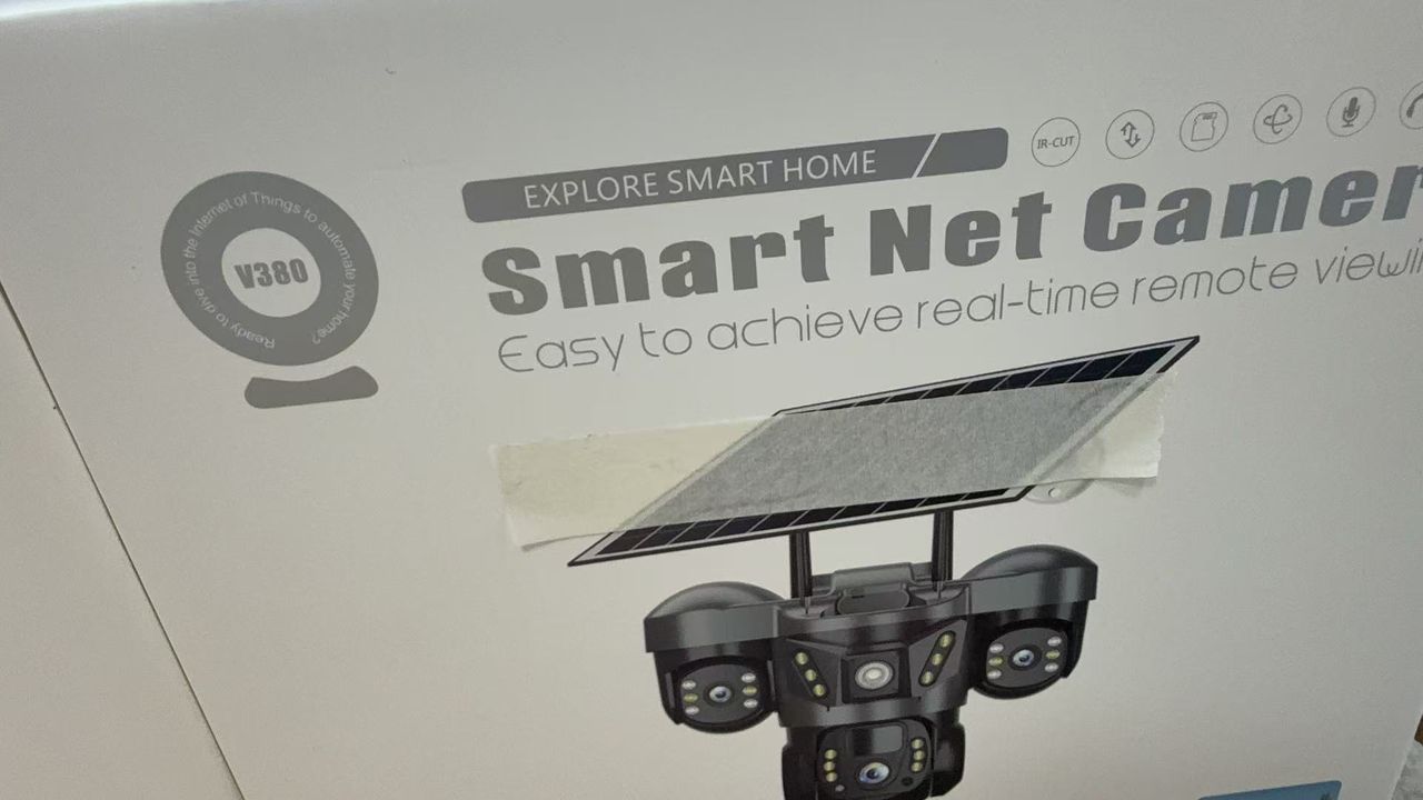V380 Smart Net Camera – 4G Triple-Lens Solar