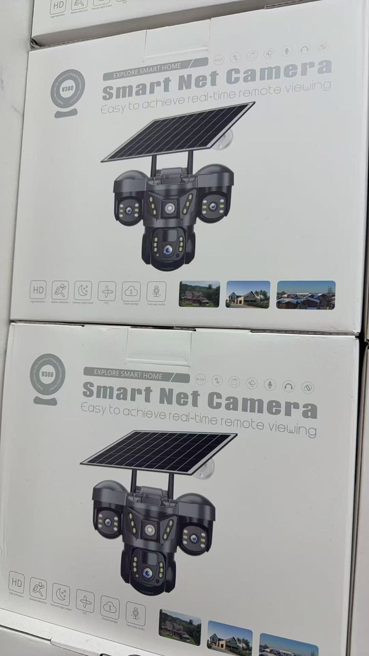 V380 Smart Net Camera – 4G Triple-Lens Solar