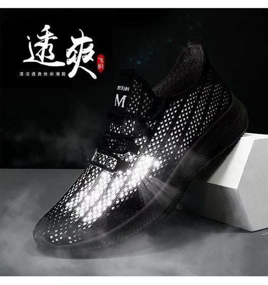 Boand Shoes – Men's Black Knit Sneakers
