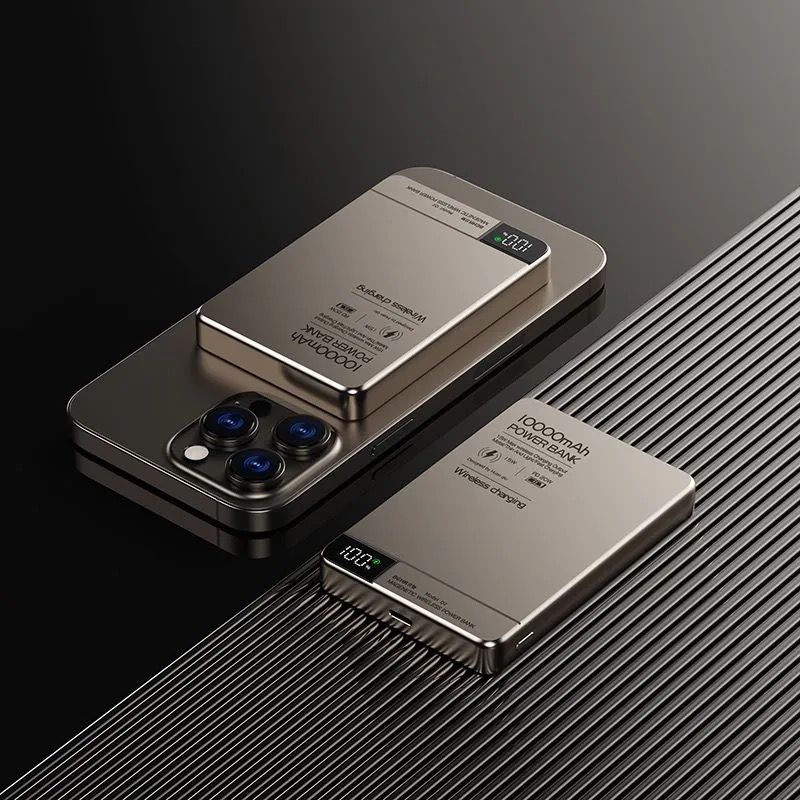 10000mAh Wireless Power Bank – LED Display
