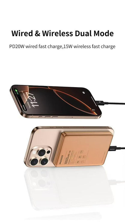MAXCO MP39 10000mAh Magnetic Wireless Power Bank