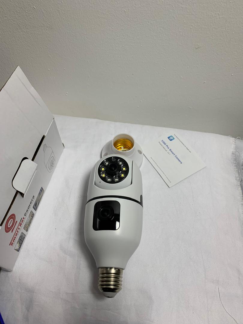 V380 DUAL LENSE BULB CCTV SMART CAMERA