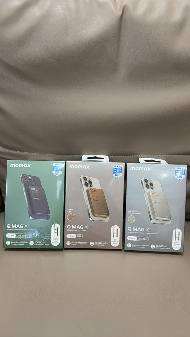 MOMAX Q.MAG X2 MAGNETIC WIRELESS POWER BANK -10,000MAH