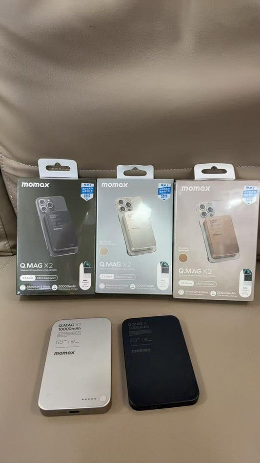 MOMAX Q.MAG X2 MAGNETIC WIRELESS POWER BANK -10,000MAH