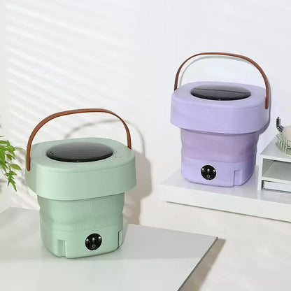 FOLDABLE MINI WASHING MACHINE — 15L PORTABLE BUCKET WASHER