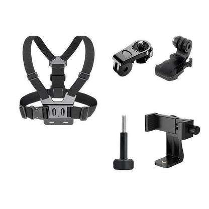 CHEST MOUNT HARNESS KIT — PHONE & ACTION CAMERA HOLDER