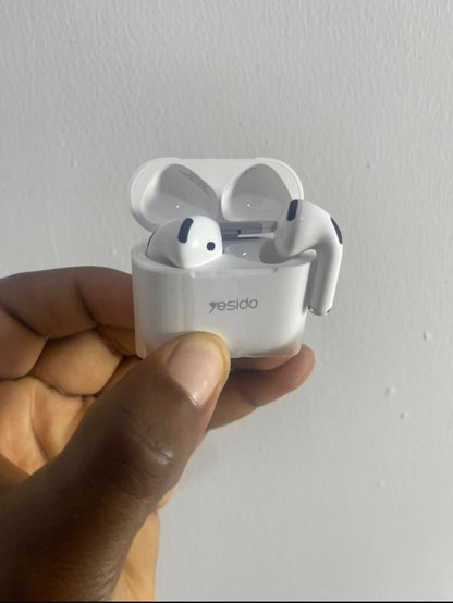 YESIDO TWS32 ANC WIRELESS EARBUDS – HEAVY BASS, BT 5.4, WIRELESS CHARGING