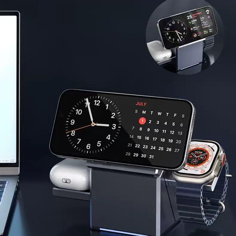 3-IN-1 MAGNETIC WIRELESS CHARGING STATION