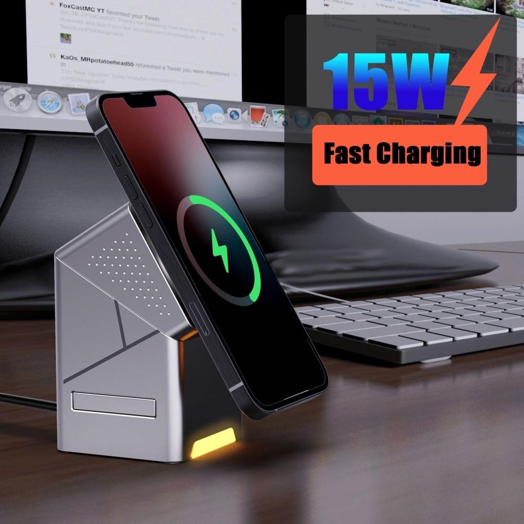3-IN-1 MAGNETIC WIRELESS CHARGING STATION
