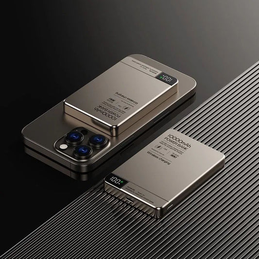 10000mAh Wireless Power Bank – LED Display