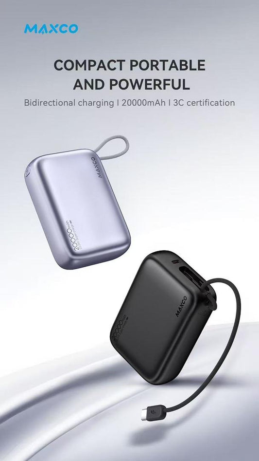 MAXCO MP52 20000mAh Cube Fast Charging Power Bank