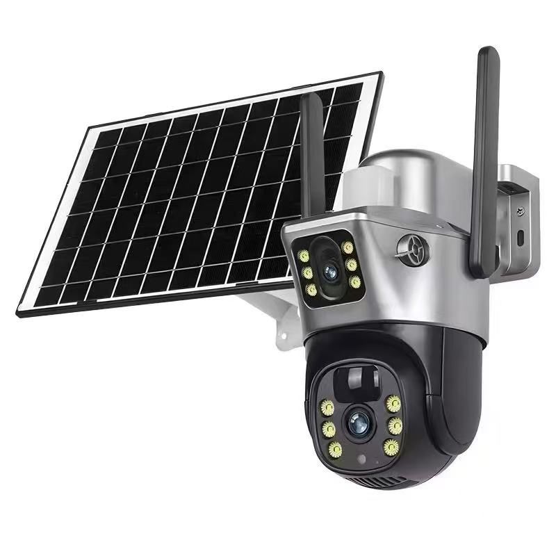 Dual Lens Solar WiFi Security Camera