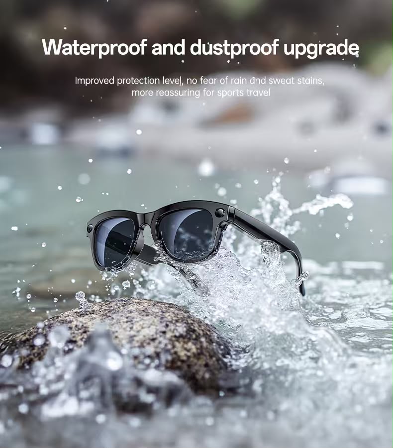 Yesido AI Smart Glasses – Voice Interaction & HD Recording