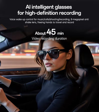 Yesido AI Smart Glasses – Voice Interaction & HD Recording